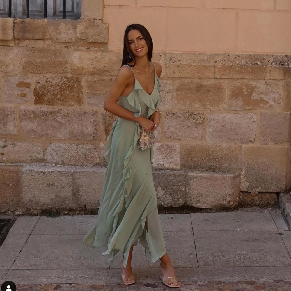 Zara flowly maxi dress